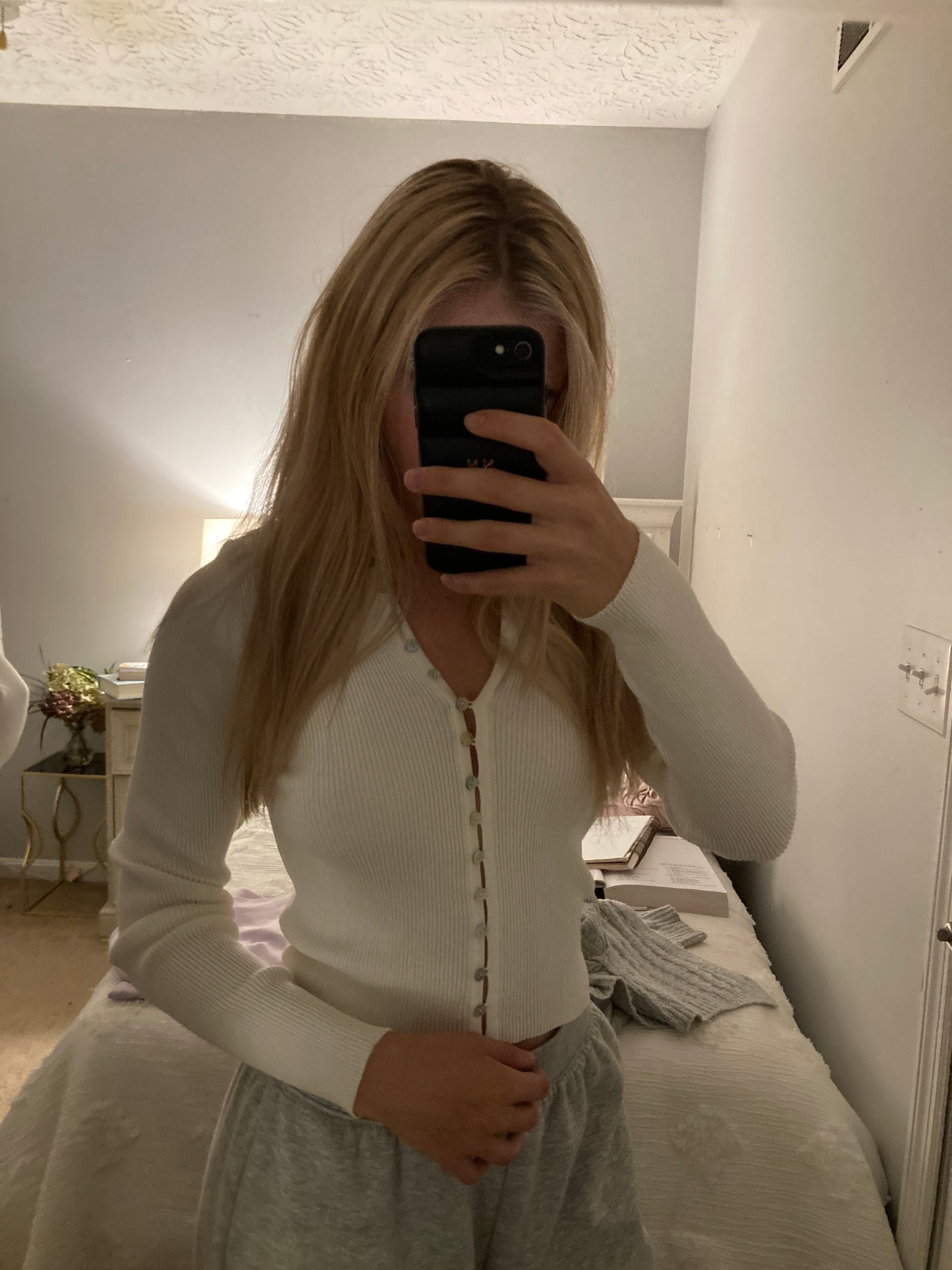 ZARA white top