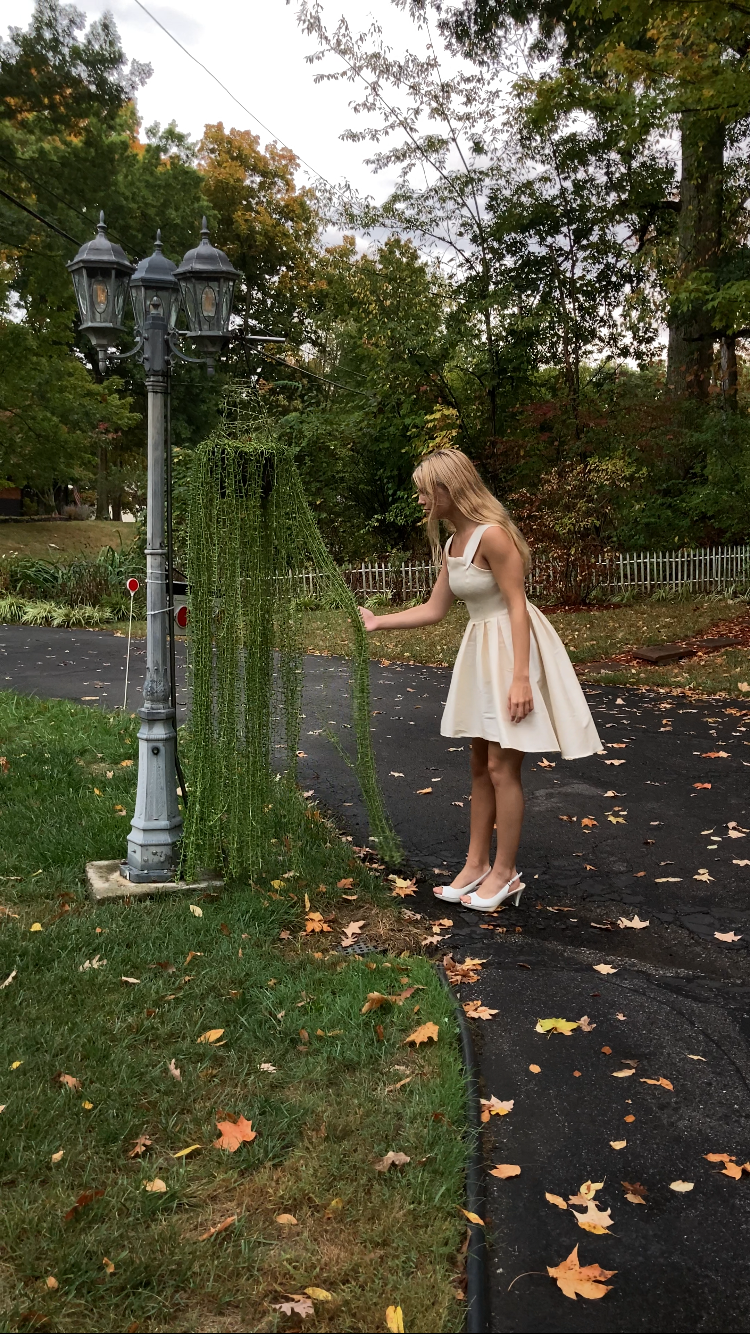 White dress