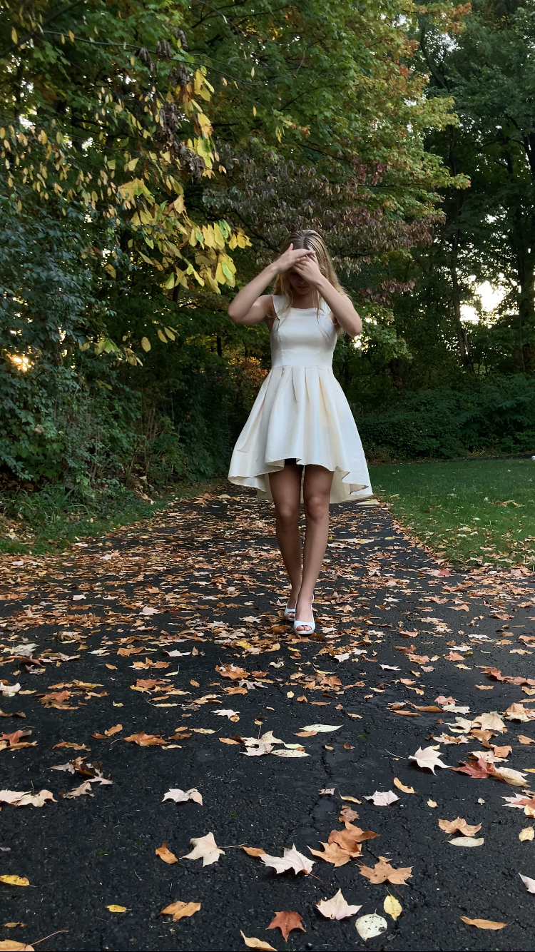 White dress