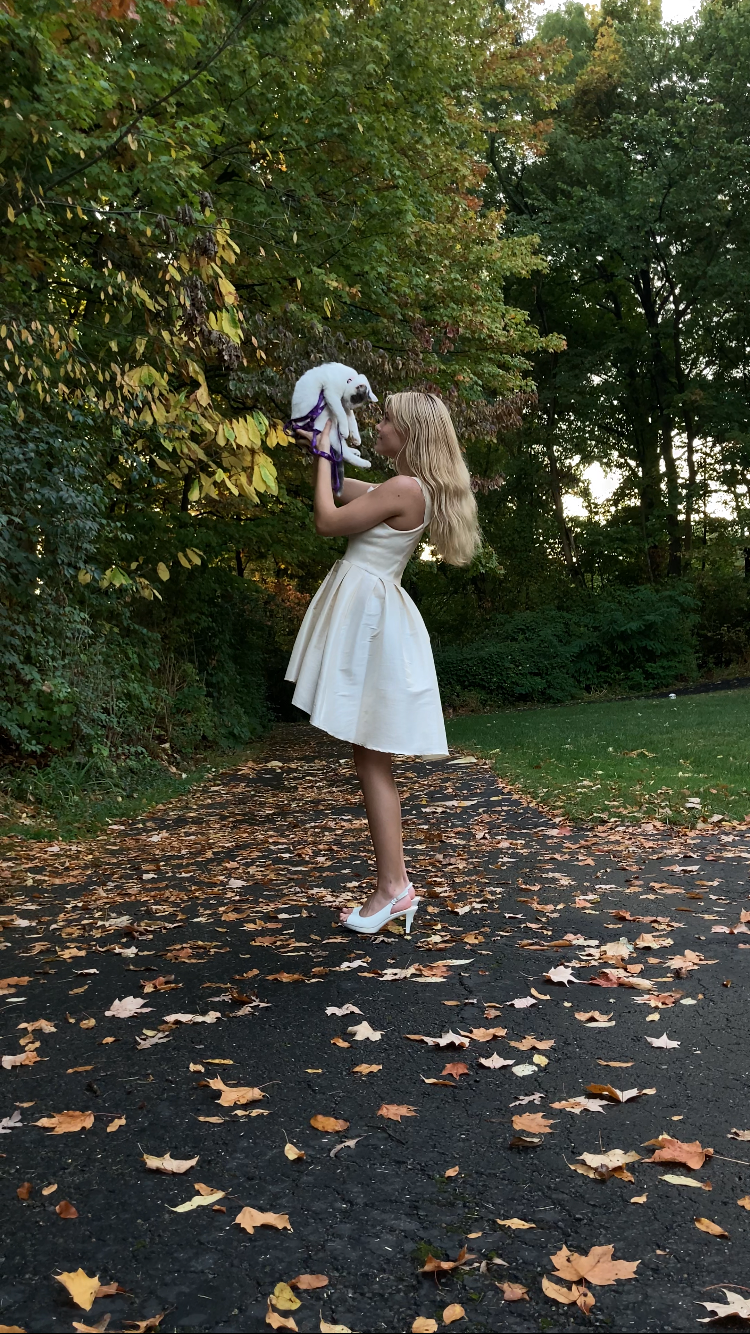 White dress