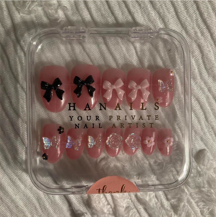 Handmade Luxury charm nail set